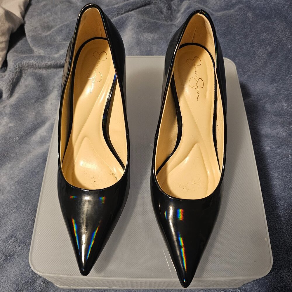 Black high heels